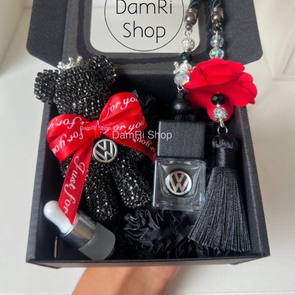 Dovanų rinkinys “Deimantinis juodas meškutis 07”❤️